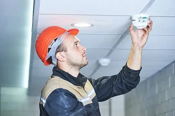 Expert technician installing and calibrating a variety of electrical sensors in an industrial environment, ensuring the efficiency and safety of electrical systems.
